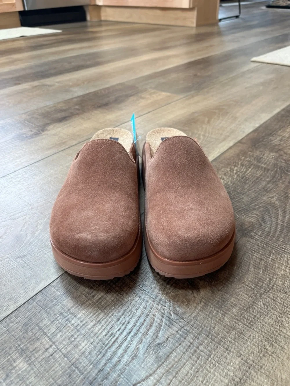 Reef Walnut Suede Slip-On Platform Mule - Picture 2 of 5
